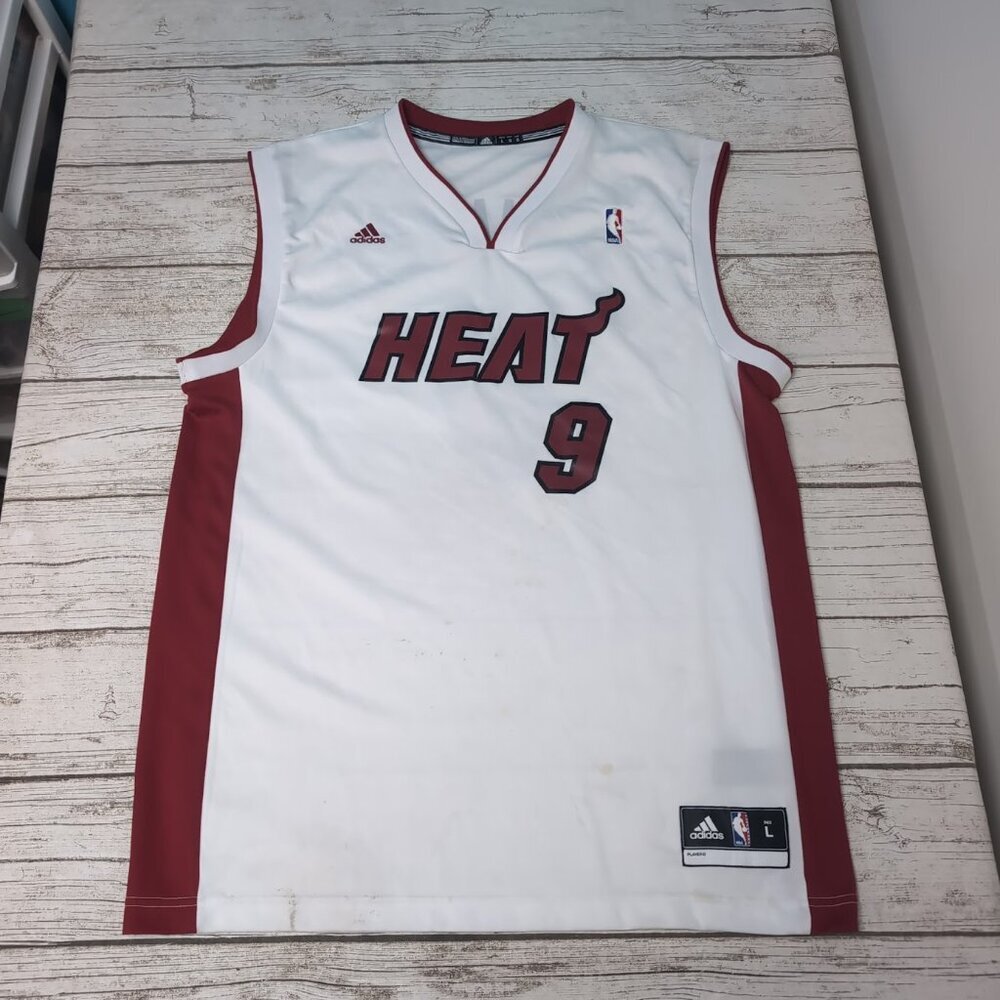 Adidas Miami Heat #9 Jersey Men Size Large